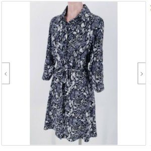 AGB Snakeprint B&W Shirt dress Sz 4 - EUC